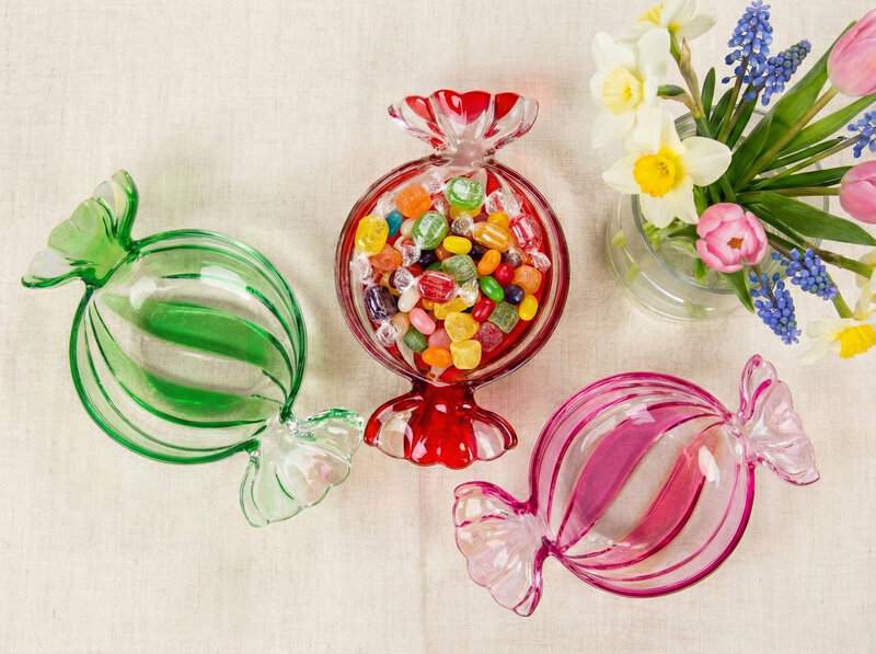 Glasfad Karamel - Rundt