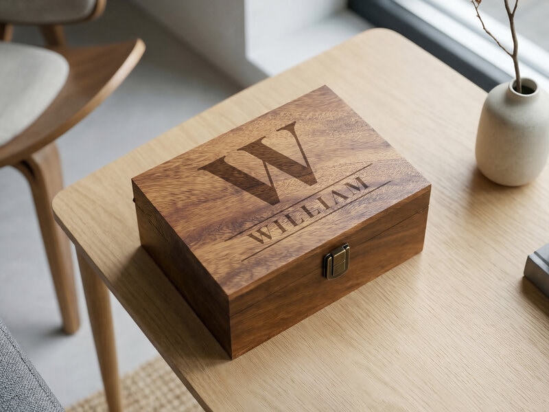 Trækasse med Egen Tekst