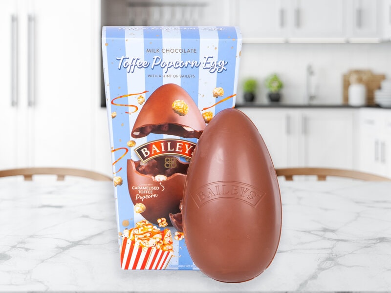 Baileys Toffee Popcorn Påskeæg