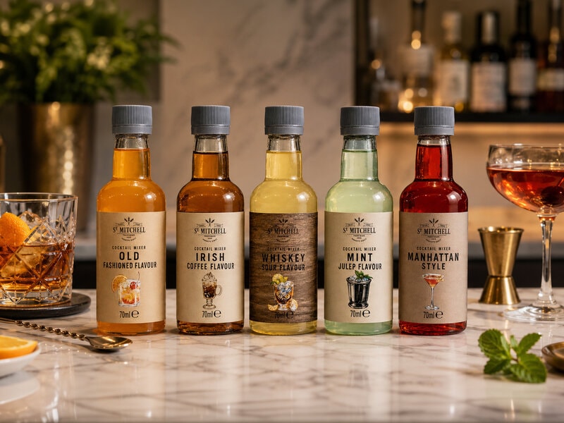 Gaveæske med drinksmixere: Whiskey cocktail mixers - Thoughtfully