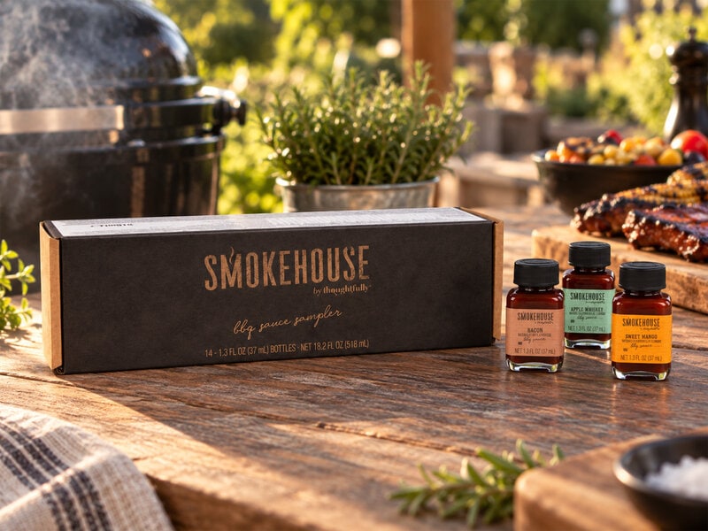 Gaveæske smokehouse BBQ sauce - Thoughtfully Gaveæske smokehouse BBQ sauce - Thoughtfully