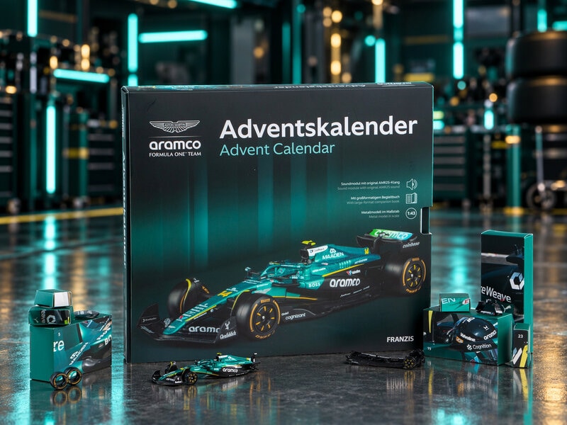 Aston Martin Aramco F1 julekalender 2026 Aston Martin Aramco F1 julekalender 2026