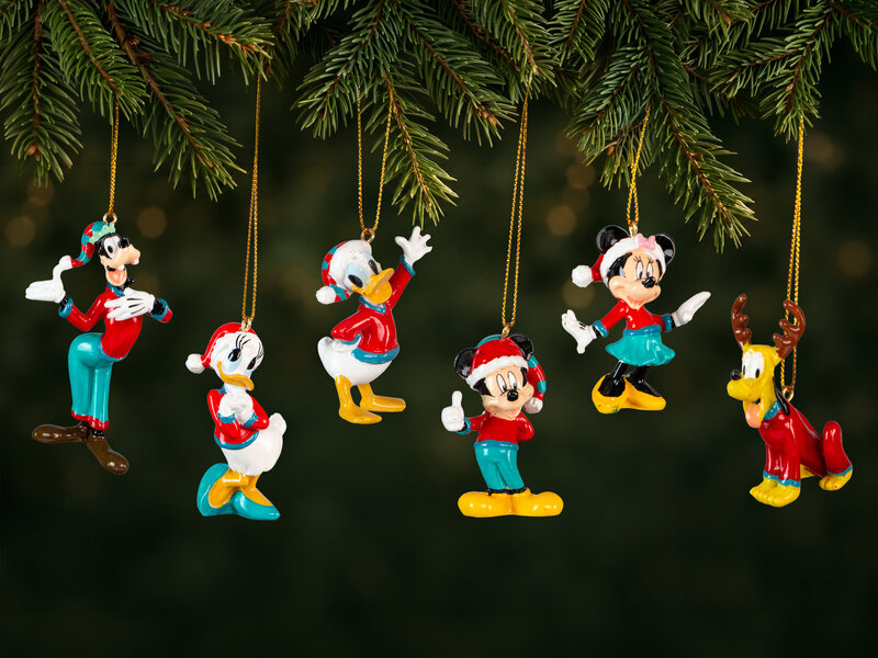Juletræspynt Mickey & Friends 6-pak