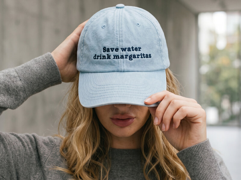 Vintage Kasket med Egen Tekst