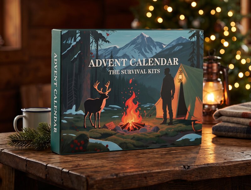 Julekalender med overlevelseskit Julekalender med overlevelseskit