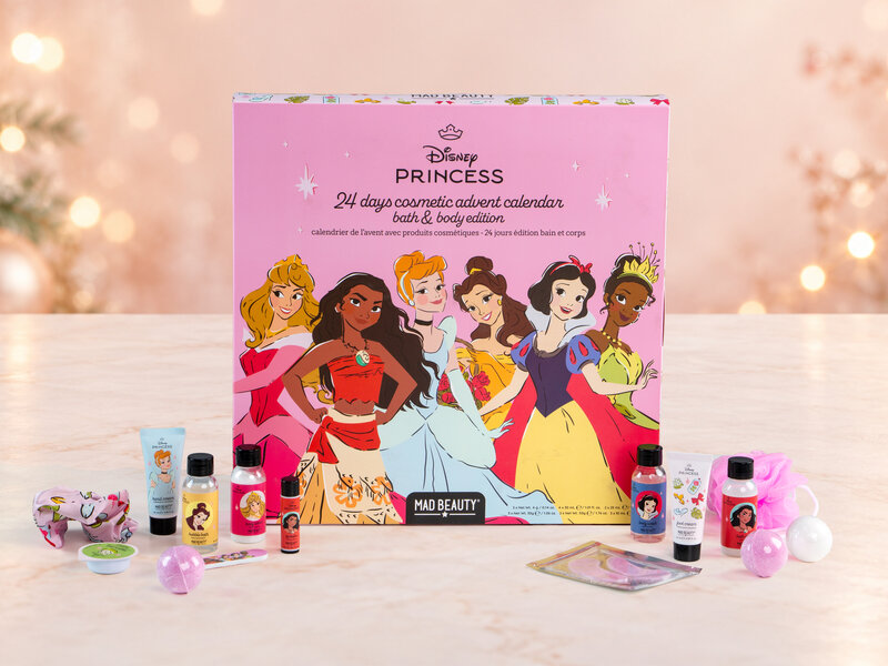 Disney Princess adventskalender bad & kroppsvård från Mad Beauty