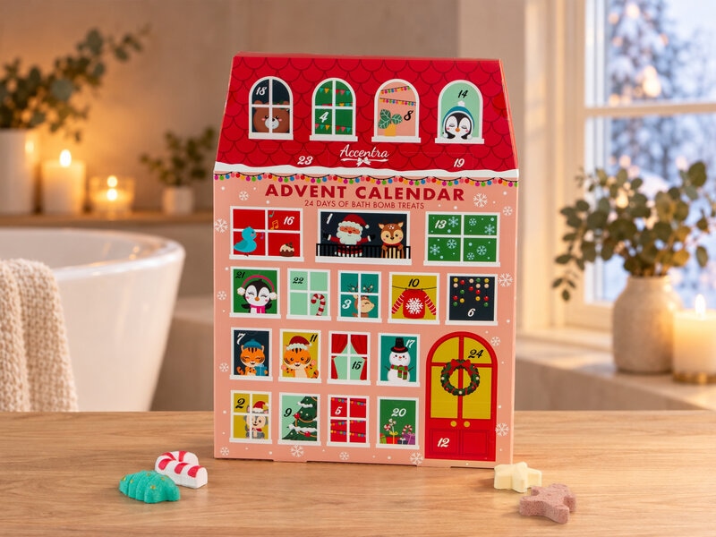 Julekalender med badebomber