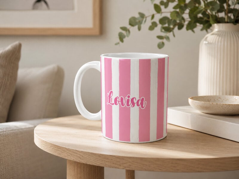 Krus med eget design - Striber