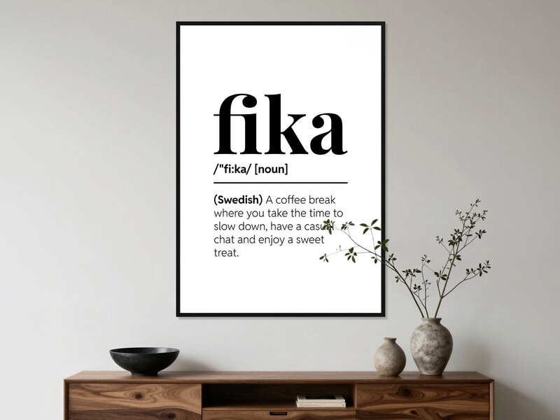 Personlig plakat med tekst