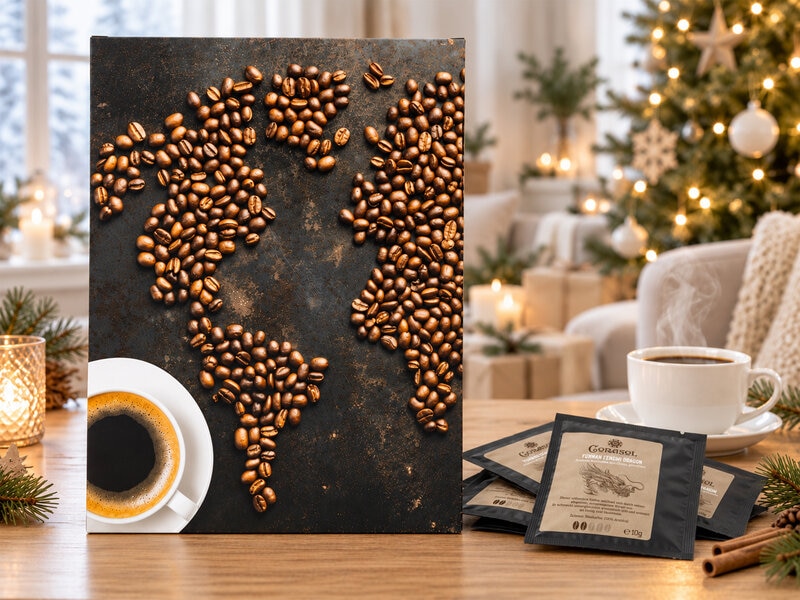 Corasol kaffekalender med kaffeposer Corasol kaffekalender med kaffeposer