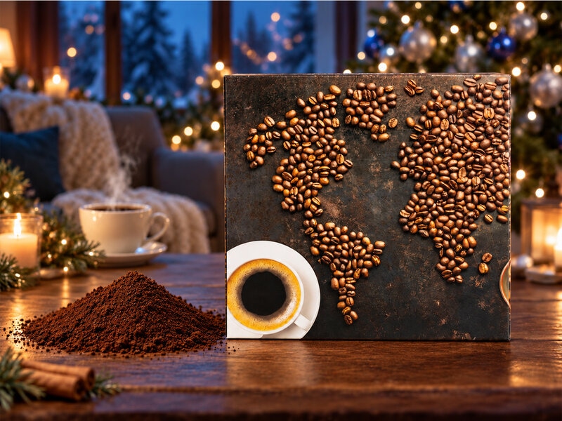 Corasol kaffekalender med formalet kaffe Corasol kaffekalender med formalet kaffe