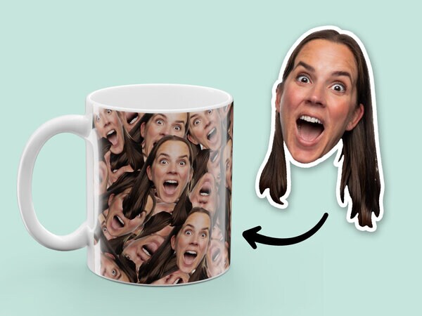 Mugg med Eget Foto - Multiface
