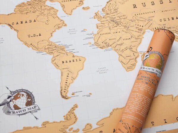 Scratch Map Original