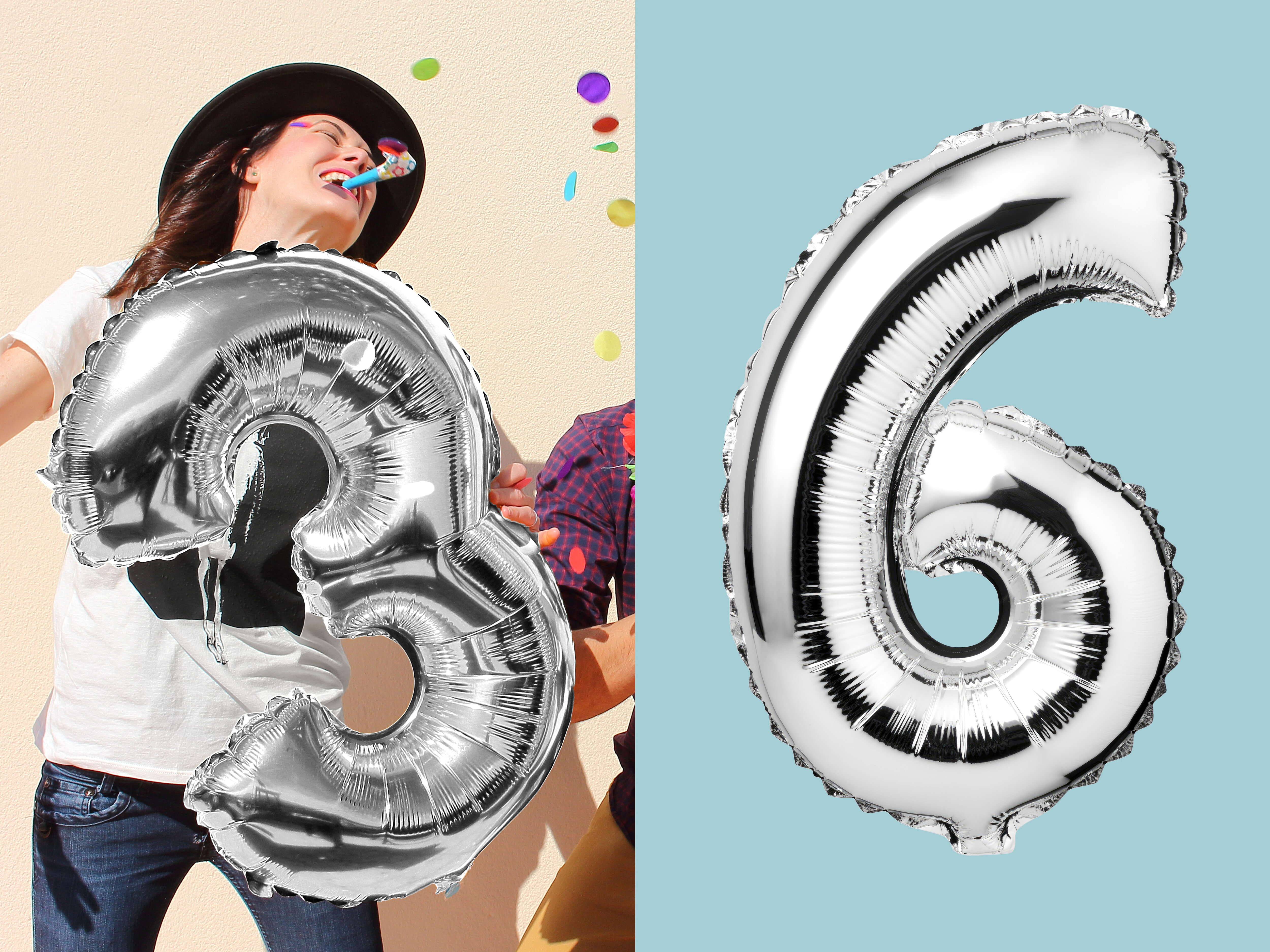 Tallballong i sølv 6