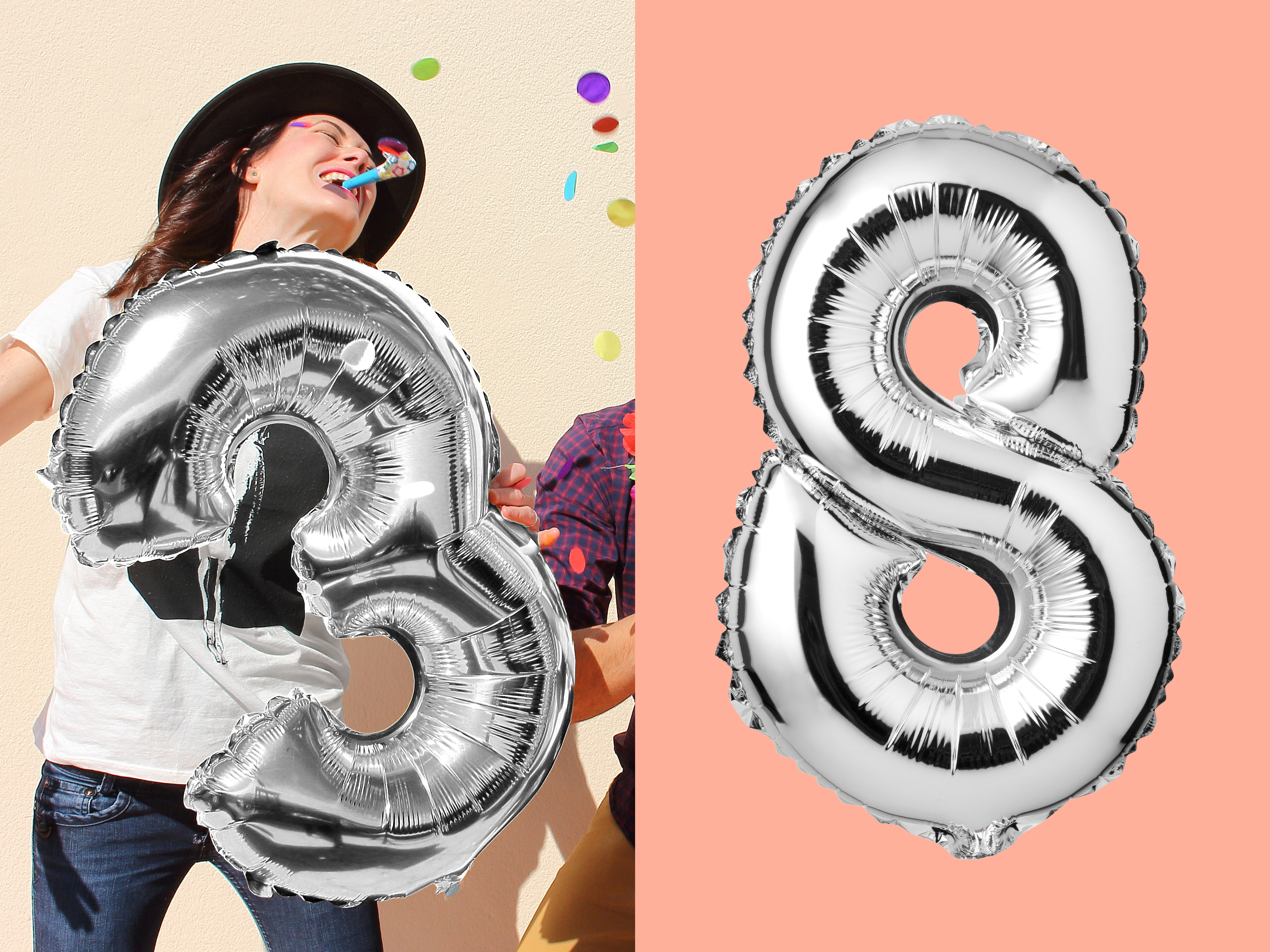 Tallballong i sølv 8