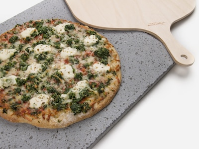 Pizzastein av lava fra Etna