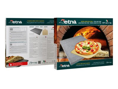 Pizzasten Af Lava Fra Etna