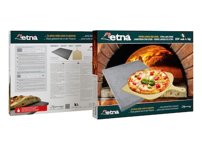 Pizzasten Af Lava Fra Etna