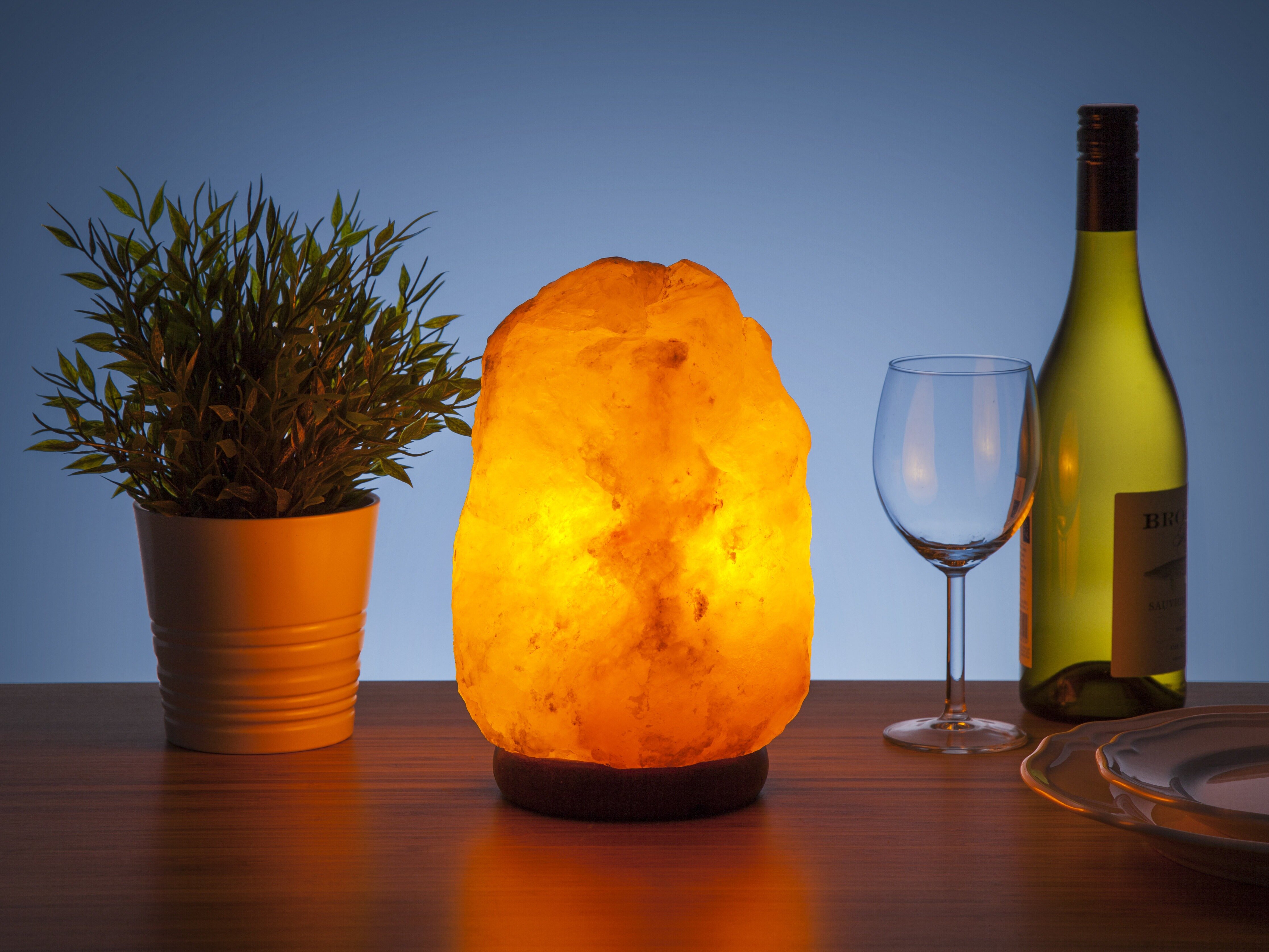 Saltlampe fra Himalaya, 5-7 kg