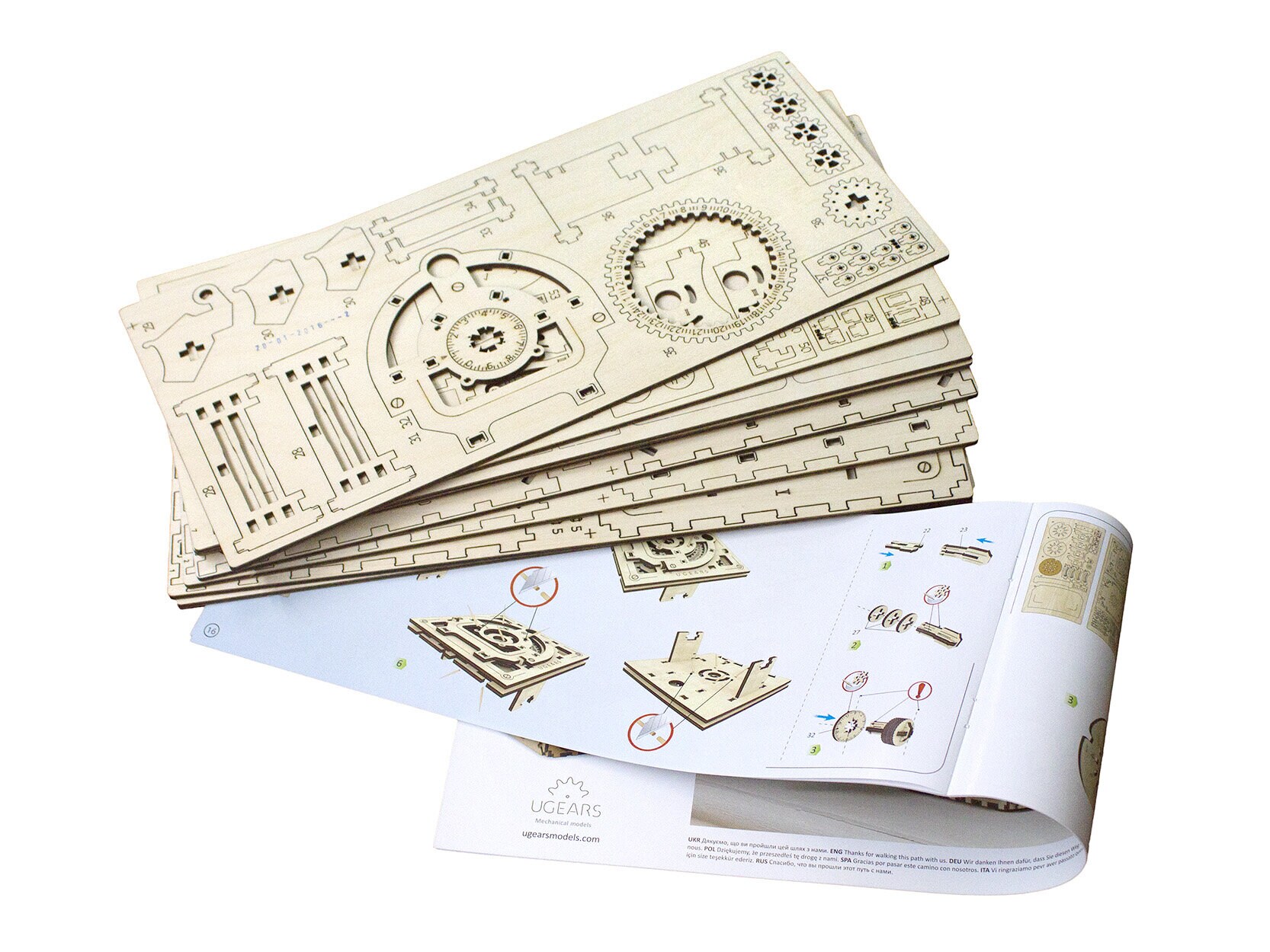 Ugears 3D-Palapeli Kassakaappi