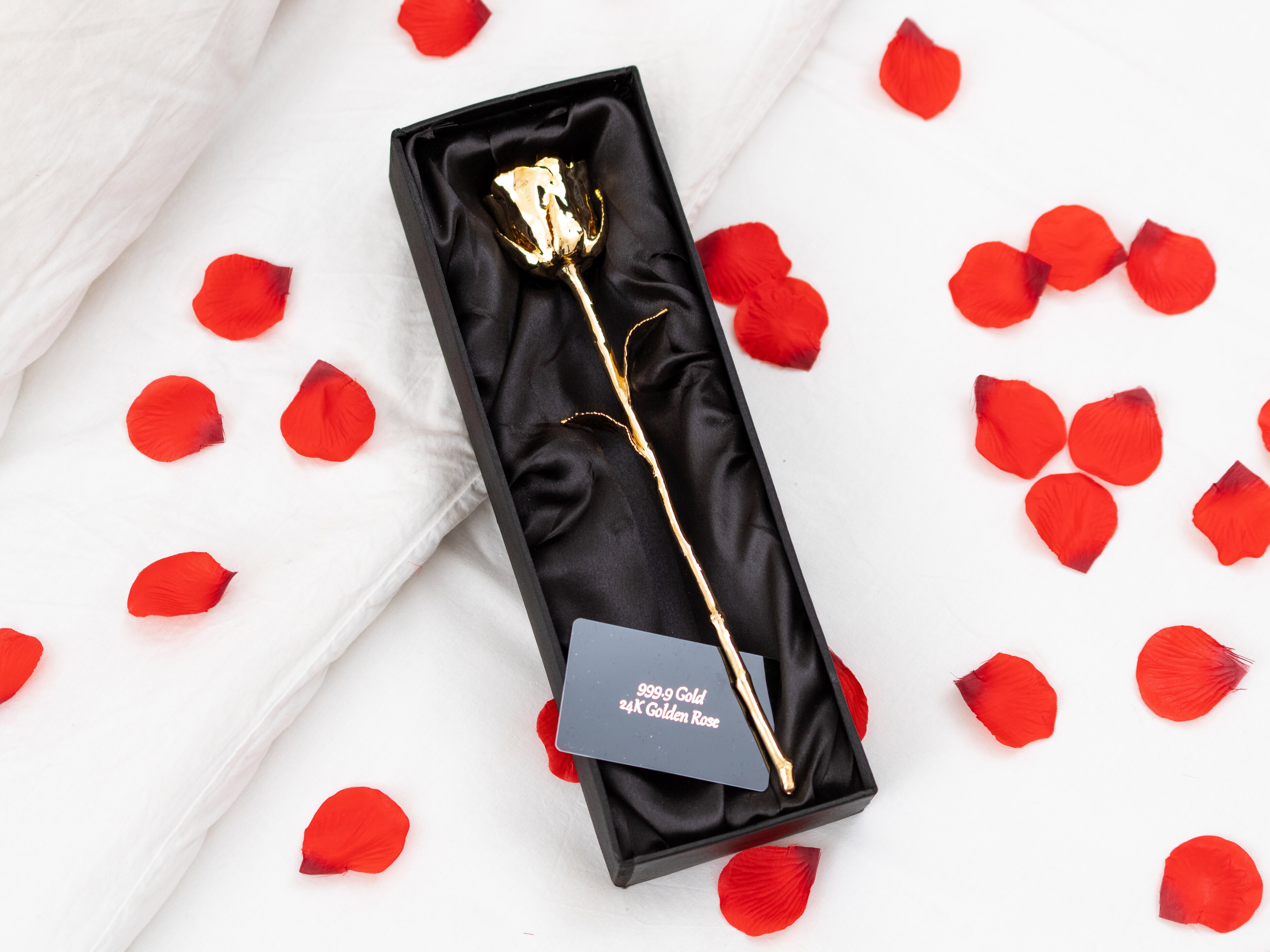 Guldros - 24K Guldpläterad Ros