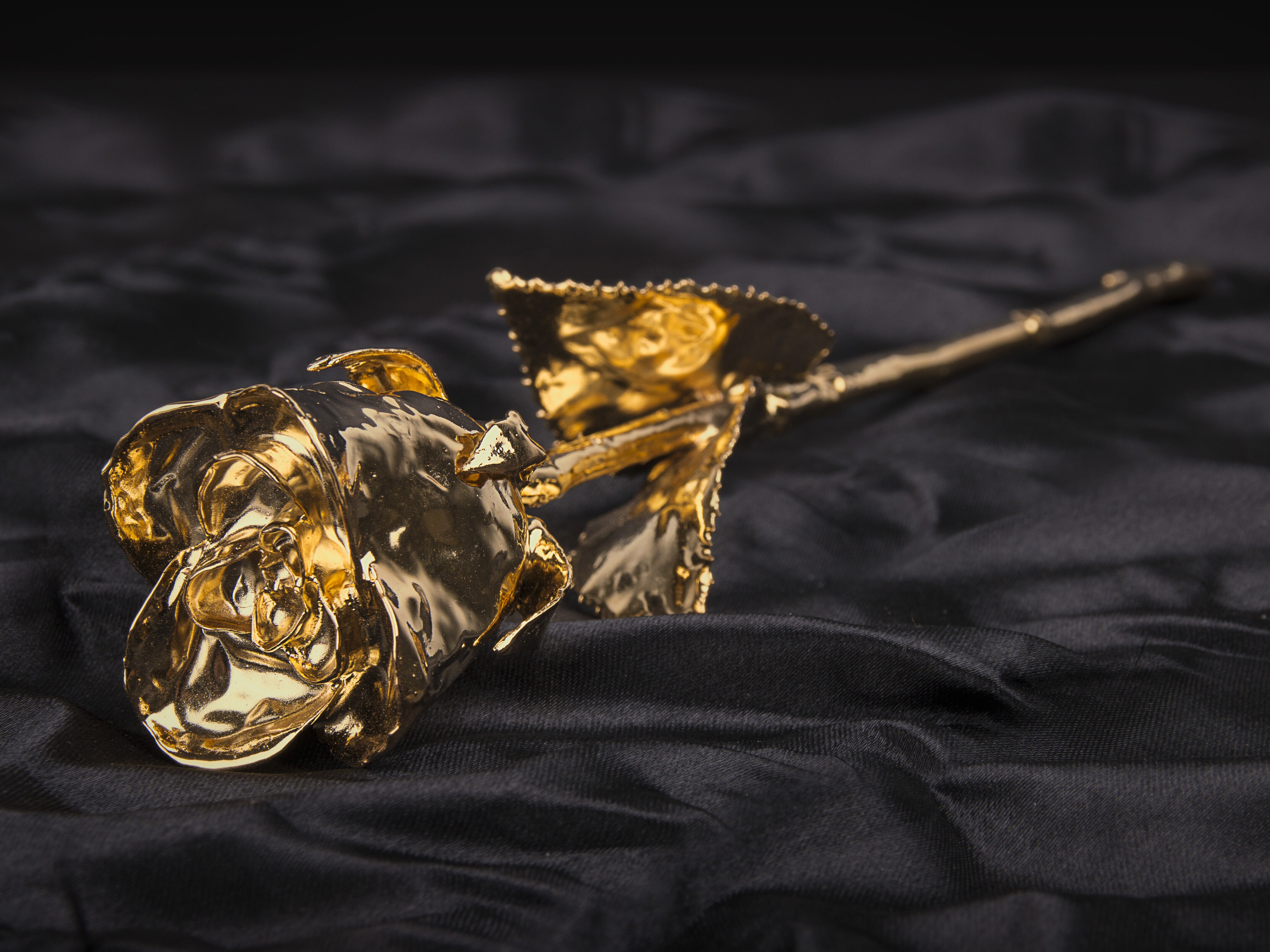 2stk Goldene Rose für Ewige mit 24K Gold Geschenk vergoldet  Muttertag Boxs 
