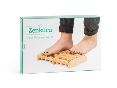 Zenkuru Fußmassageroller aus Holz