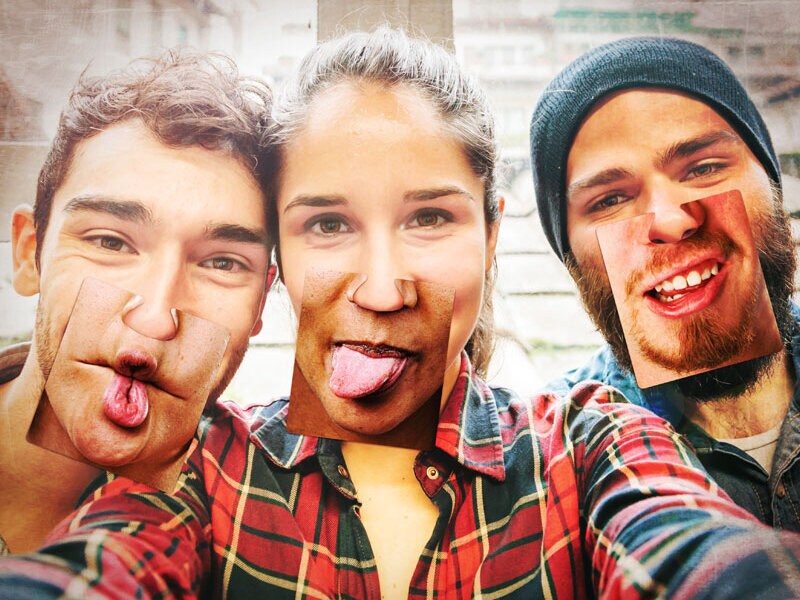 Face Mats Glasuntersetzer