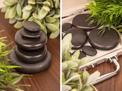 Hot Stone Massage-sæt - Zenkuru