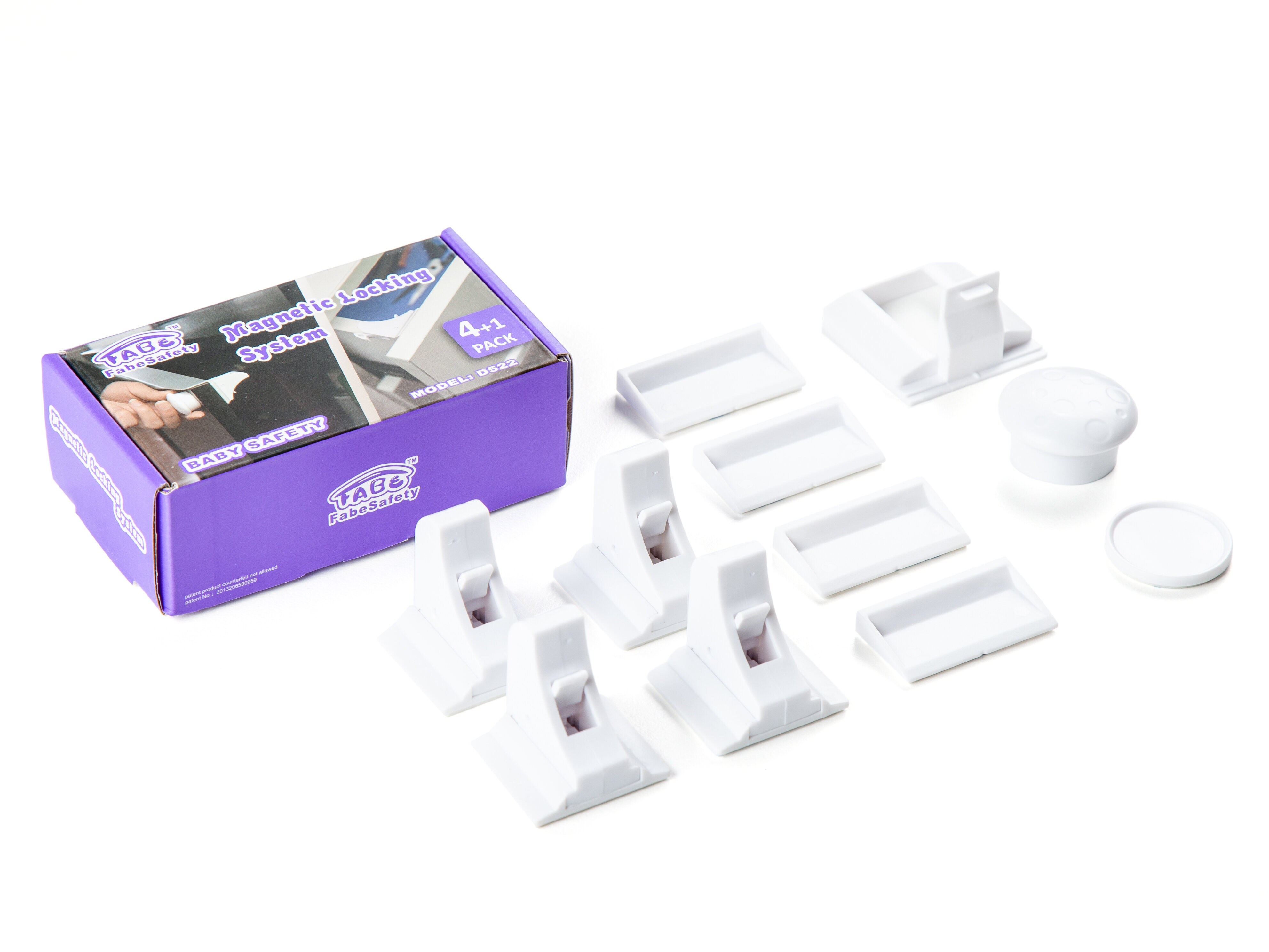 Magnetisk barnesikring 4-pakning