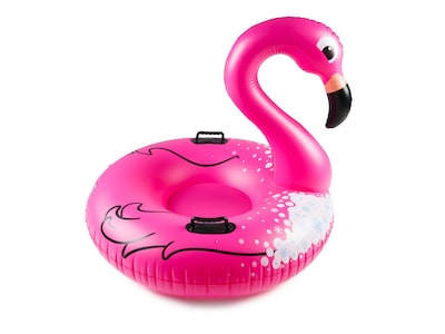Giant Snow Tube Flamingo