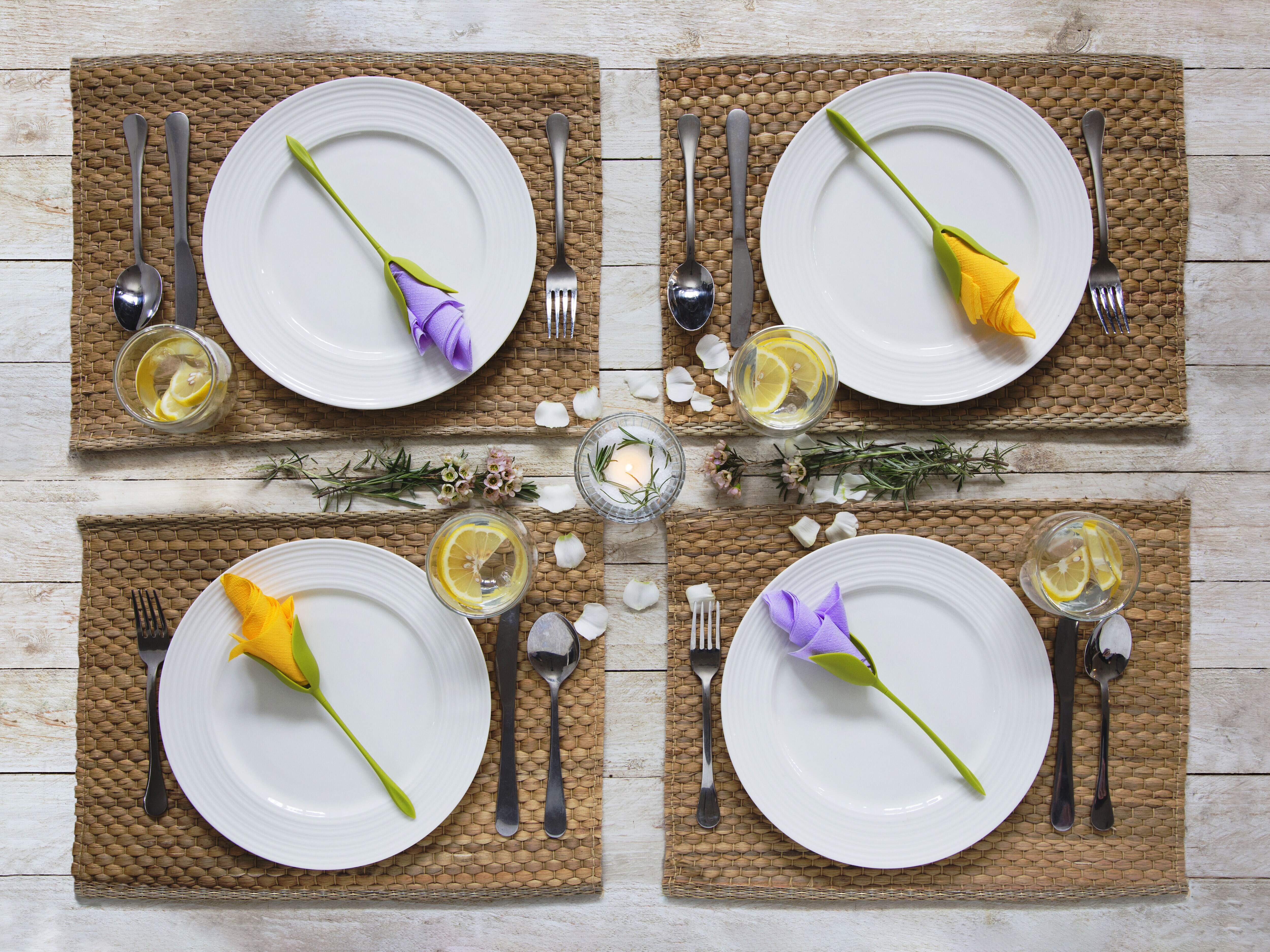 Bloom Servietholder 4-stykspakke