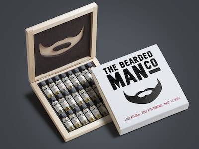 Geschenkverpackung Bartöle – 24 Duftrichtungen