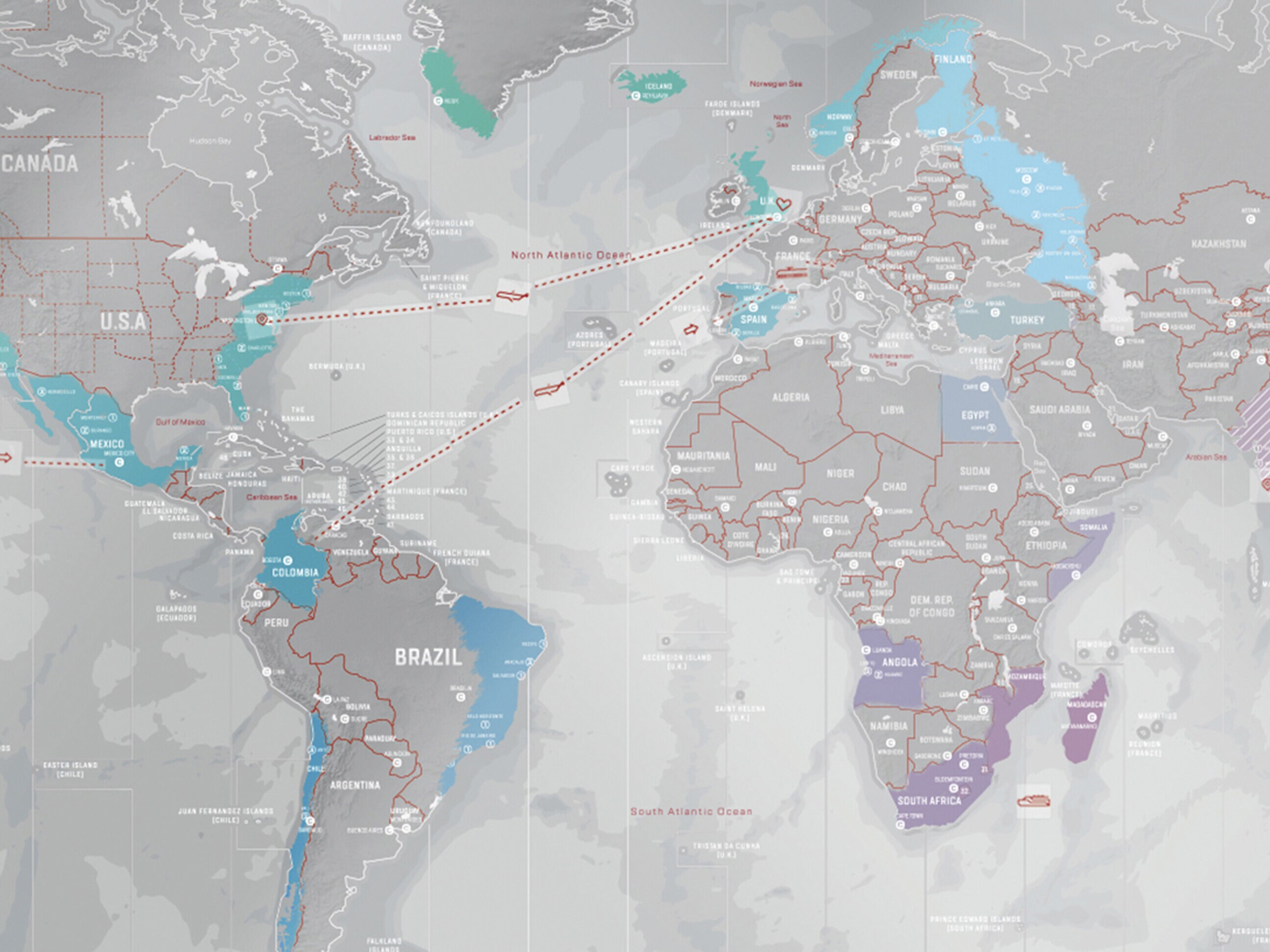 Scratch Map Platinum