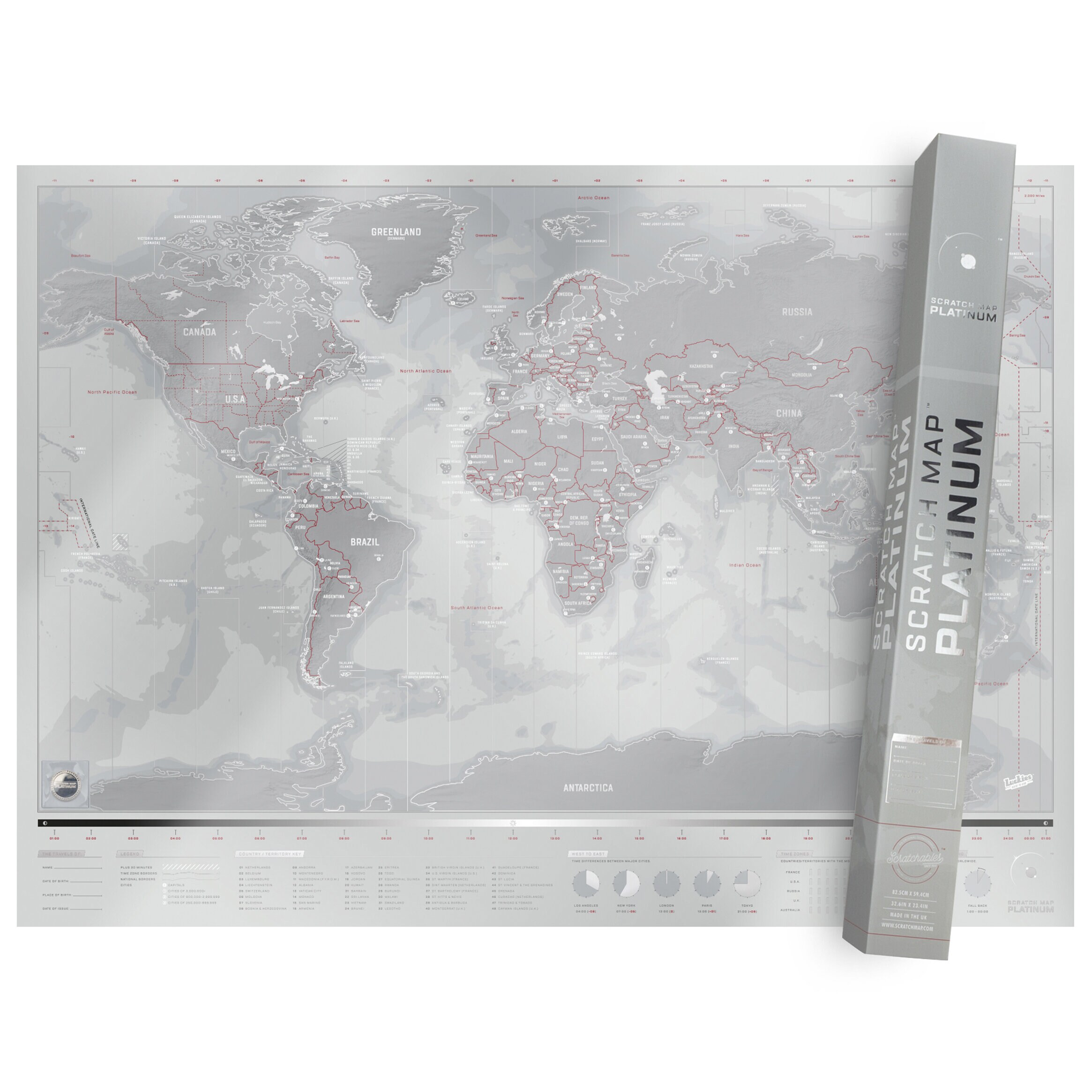 Scratch Map Platinum