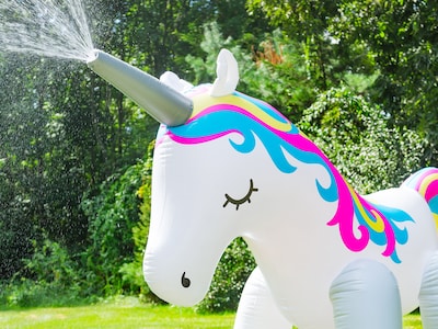 Uppblåsbar enhörning