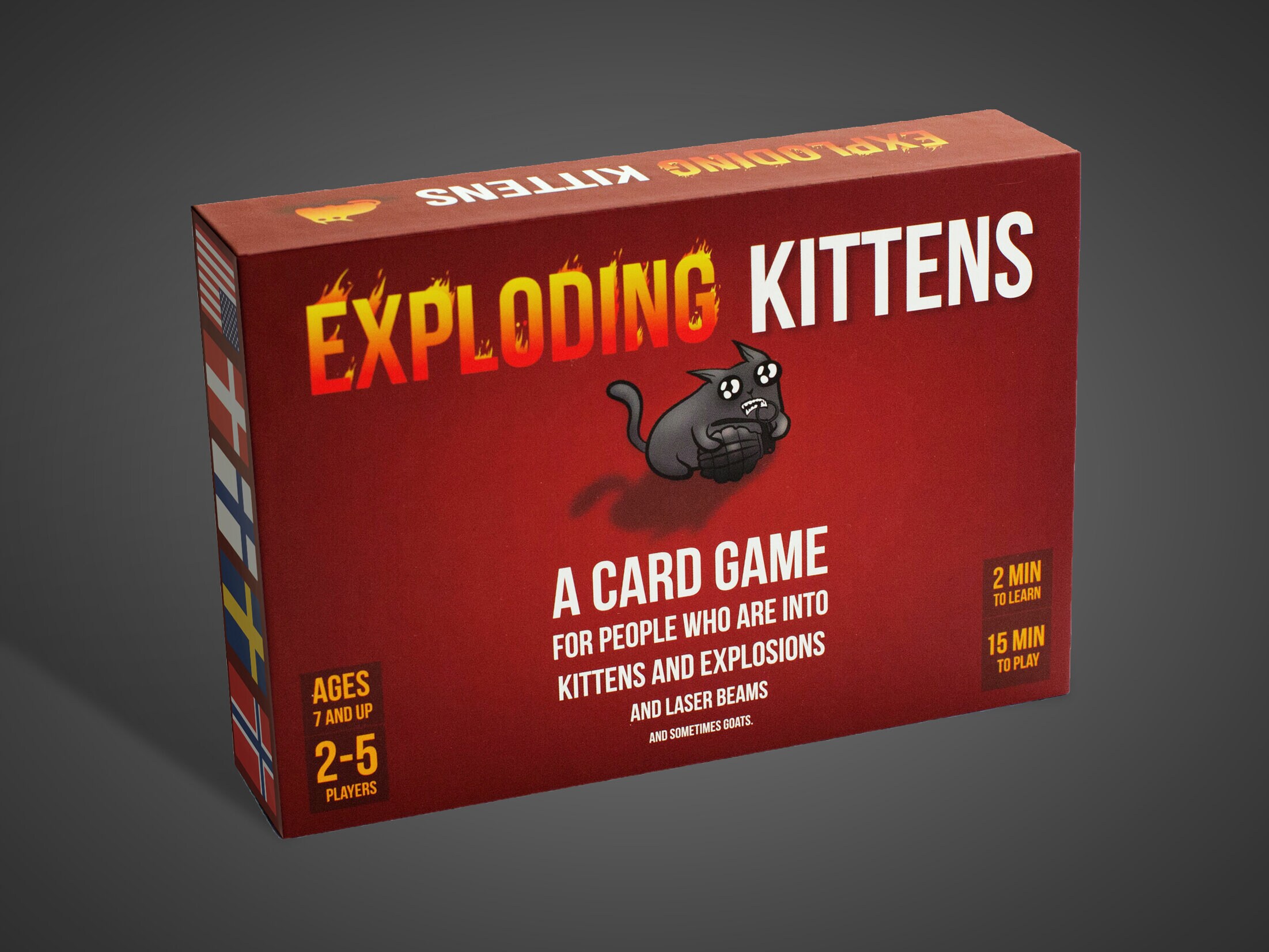 Streifen Katzenbabys Kartenspiele Explodierend Katzenbabys 