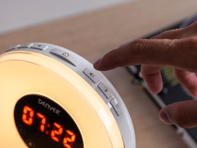 Vækkeur med sollylampe