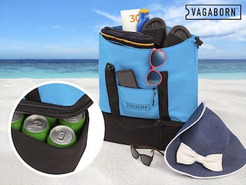 Vagaborn Strandtasche mit Kühlfach