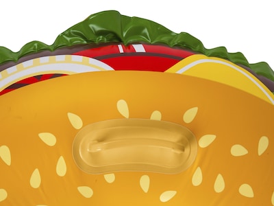 Hamburgare Uppblåsbar Pulka