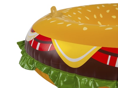 Hamburger oppblåsbar kjelke