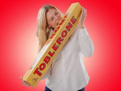 Gigantiskt choklad toblerone
