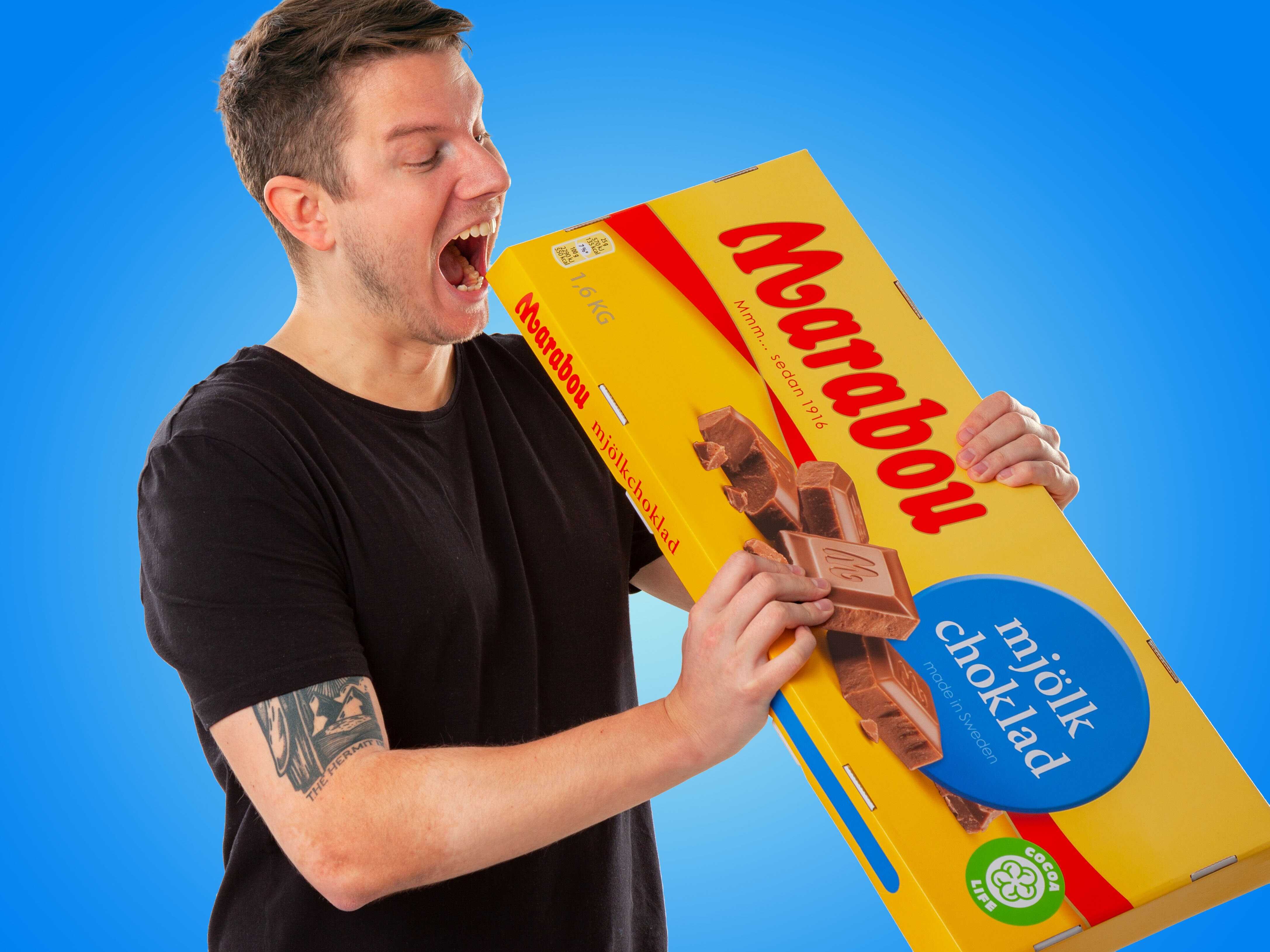 Gigantiskt choklad marabou