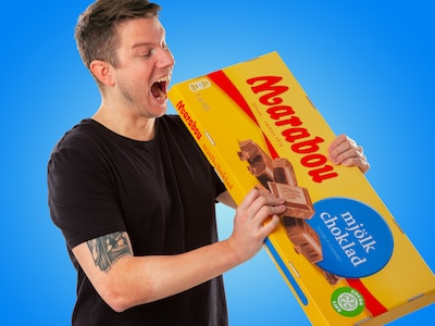 Kjempestor melkesjokolade