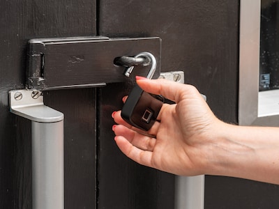 Fingeravtryck hänglås