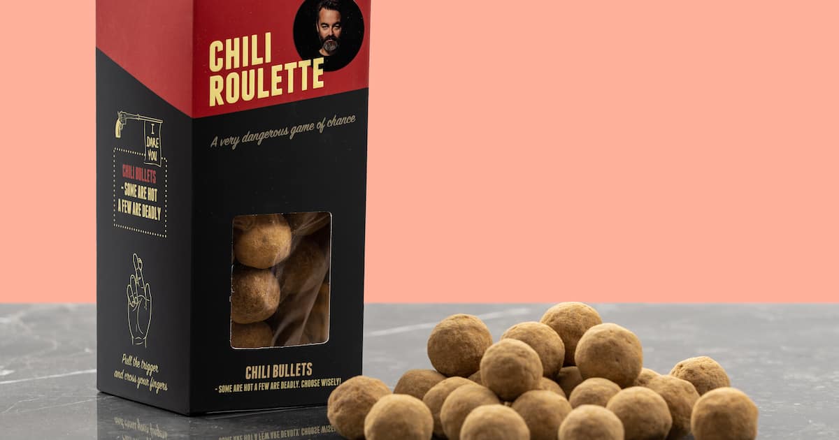 Chili Klaus Chili Roulette - Stærke chokolader