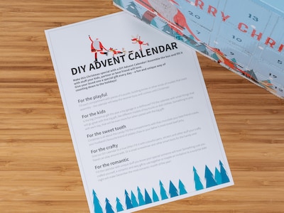 adventskalender selber füllen