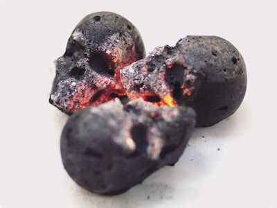 Dödskalle Grillbriketter 3-pack