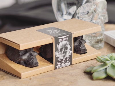 Dödskalle Grillbriketter 3-pack