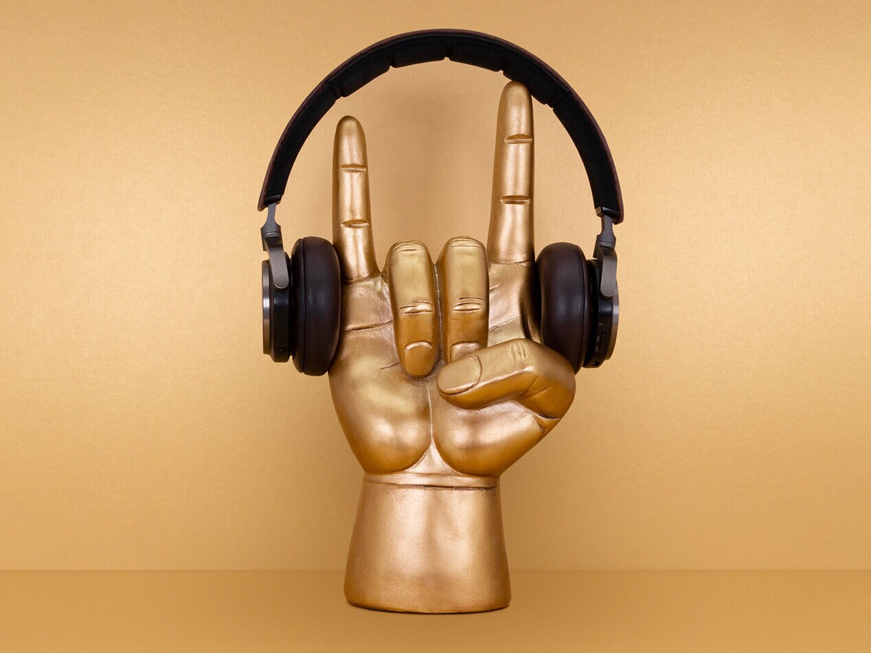 fet holder til høretelefonene